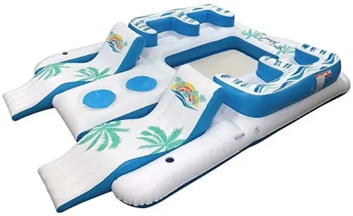 Floating Water Slide Island